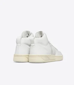 Women VEJA V-15 LEATHER WHITE