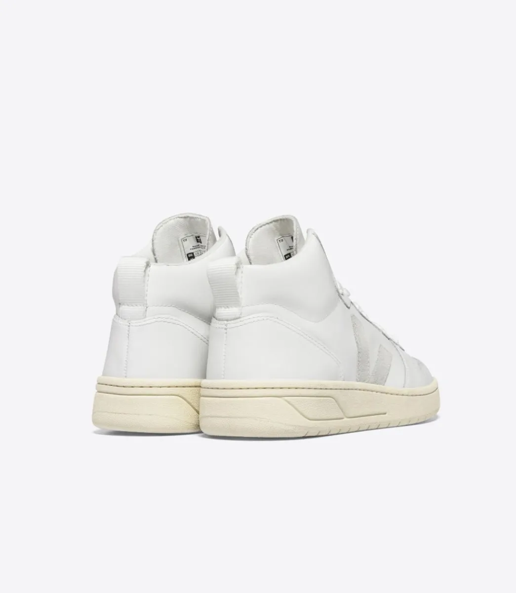 Women VEJA V-15 LEATHER WHITE
