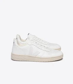 VEJA V-10 LEATHER WHITE