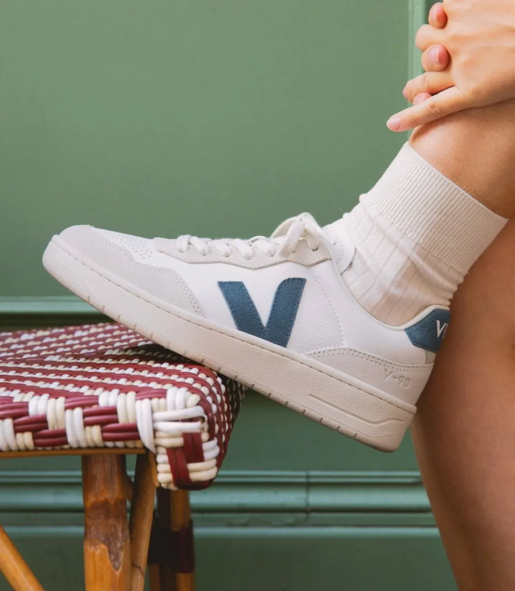 Women VEJA V-90 LEATHER WHITE CALIFORNIA