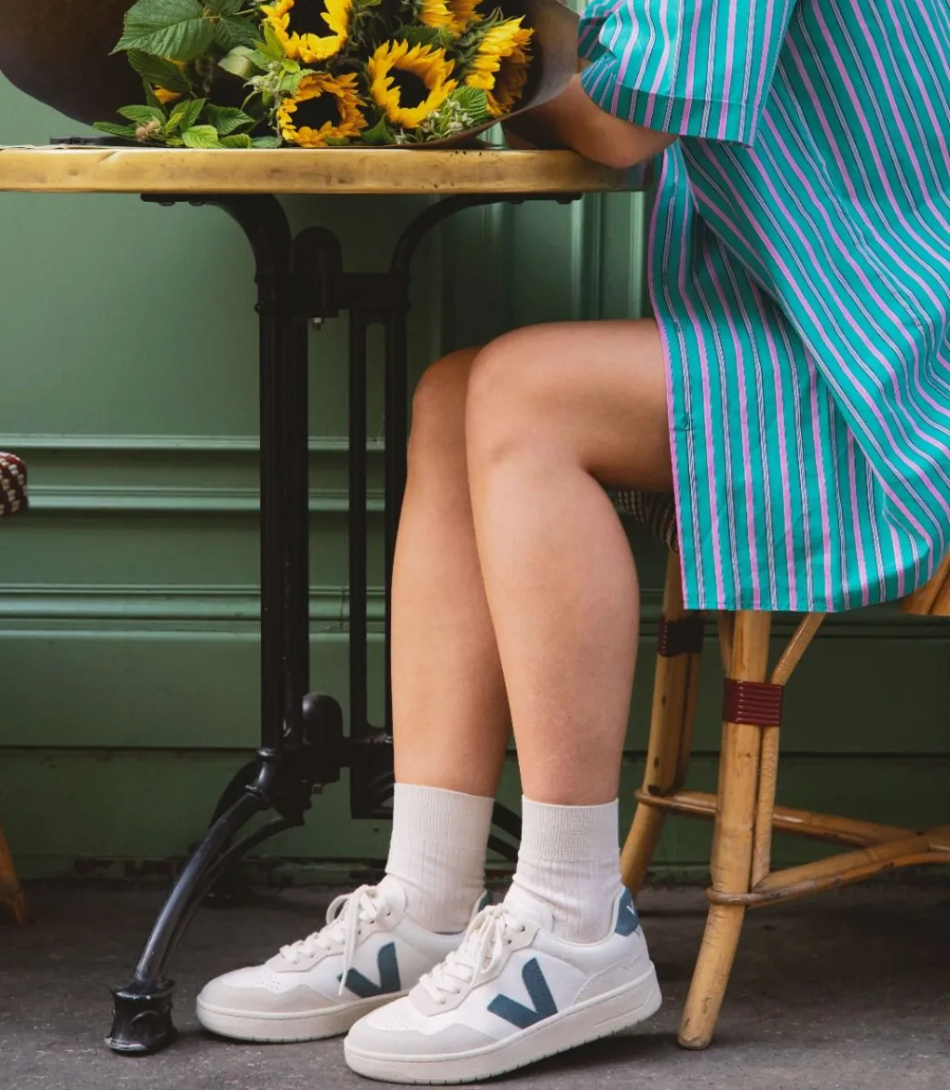Women VEJA V-90 LEATHER WHITE CALIFORNIA