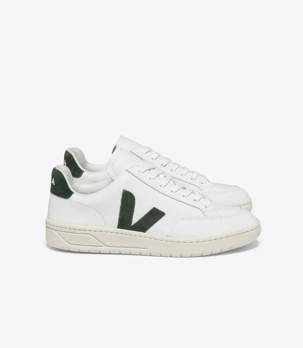 Women VEJA V-12 LEATHER WHITE CYPRUS