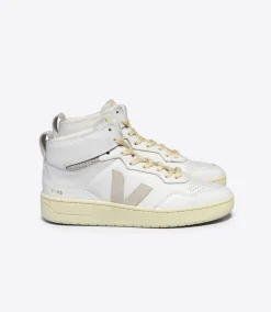Women VEJA V-95 LEATHER WHITE NATURAL