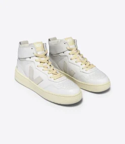 Women VEJA V-95 LEATHER WHITE NATURAL