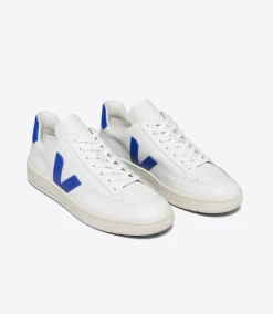 Women VEJA V-12 LEATHER WHITE PAROS