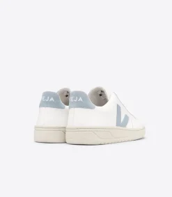 Women VEJA V-12 LEATHER WHITE STEEL