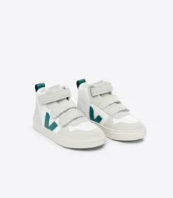 Kids VEJA V-10 MID B-MESH WHITE BRITTANY