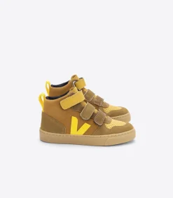 Kids VEJA V-10 MID SUEDE MULTICO CAMEL TONIC