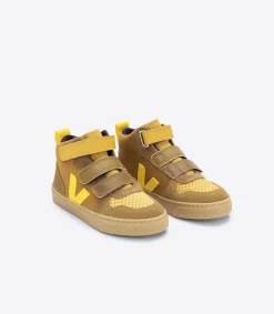 Kids VEJA V-10 MID SUEDE MULTICO CAMEL TONIC