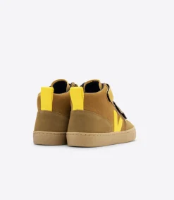 Kids VEJA V-10 MID SUEDE MULTICO CAMEL TONIC