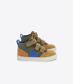 Kids VEJA V-10 MID SUEDE MULTICO MUD PAROS