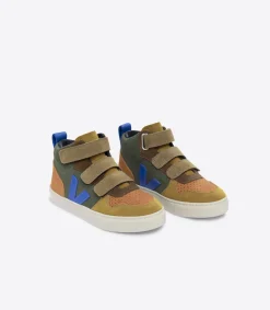Kids VEJA V-10 MID SUEDE MULTICO MUD PAROS