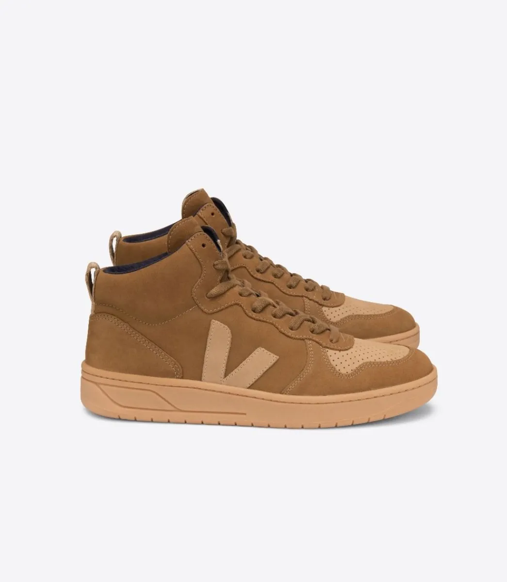 Women VEJA V-15 NUBUCK CAMEL DESERT