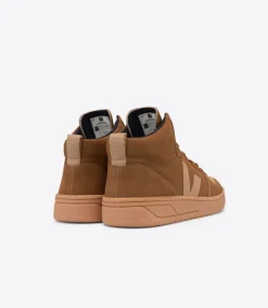Women VEJA V-15 NUBUCK CAMEL DESERT