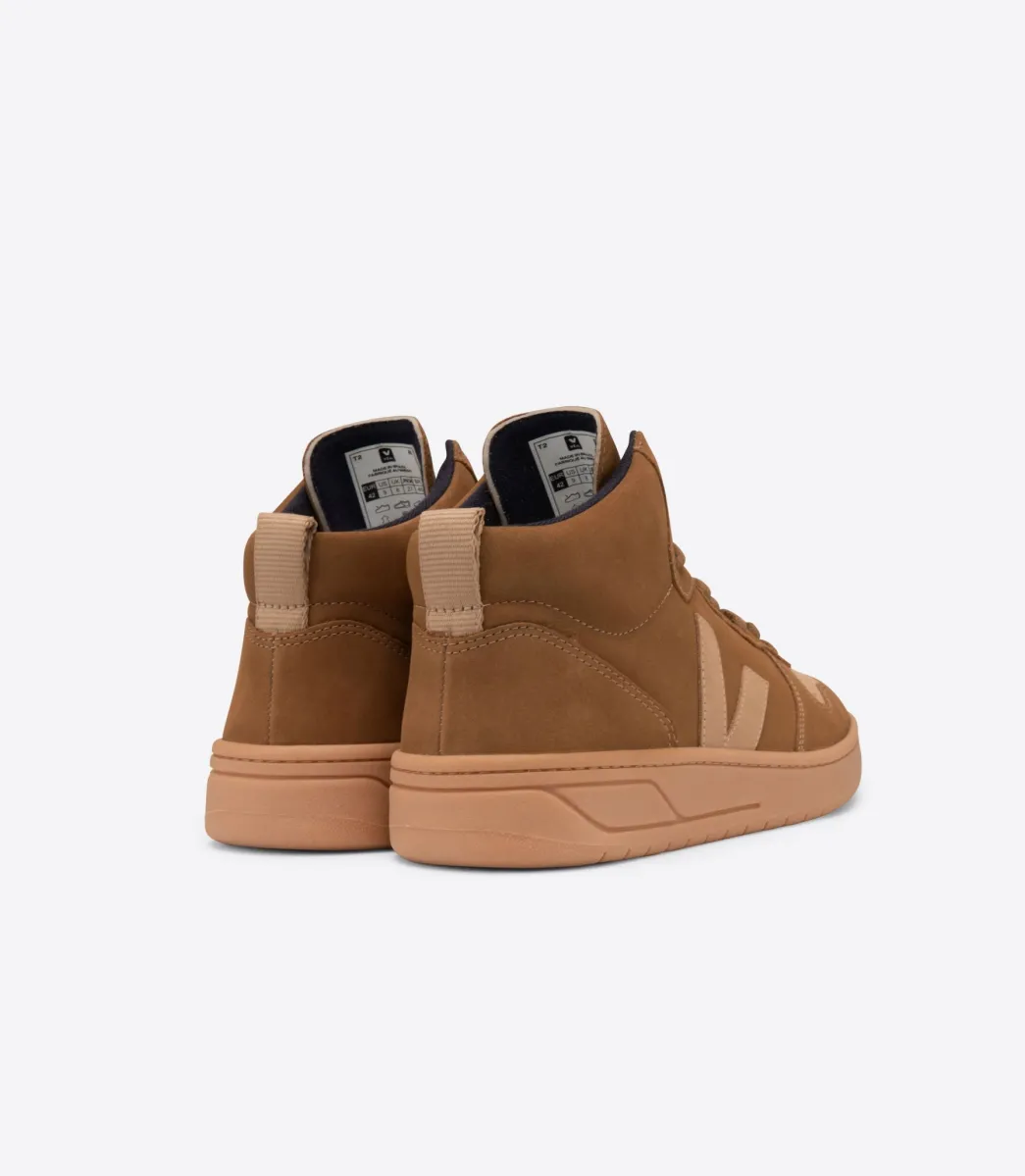 Women VEJA V-15 NUBUCK CAMEL DESERT