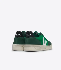 Women VEJA V-10 SUEDE EMERAUDE PIERRE BLACK