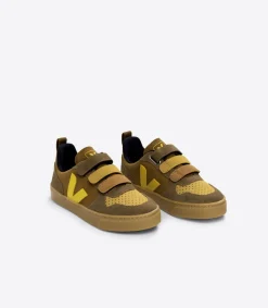 Kids VEJA V-10 SUEDE MULTICO CAMEL