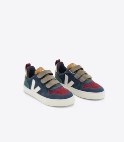 Kids VEJA V-10 SUEDE MULTICO NAUTICO