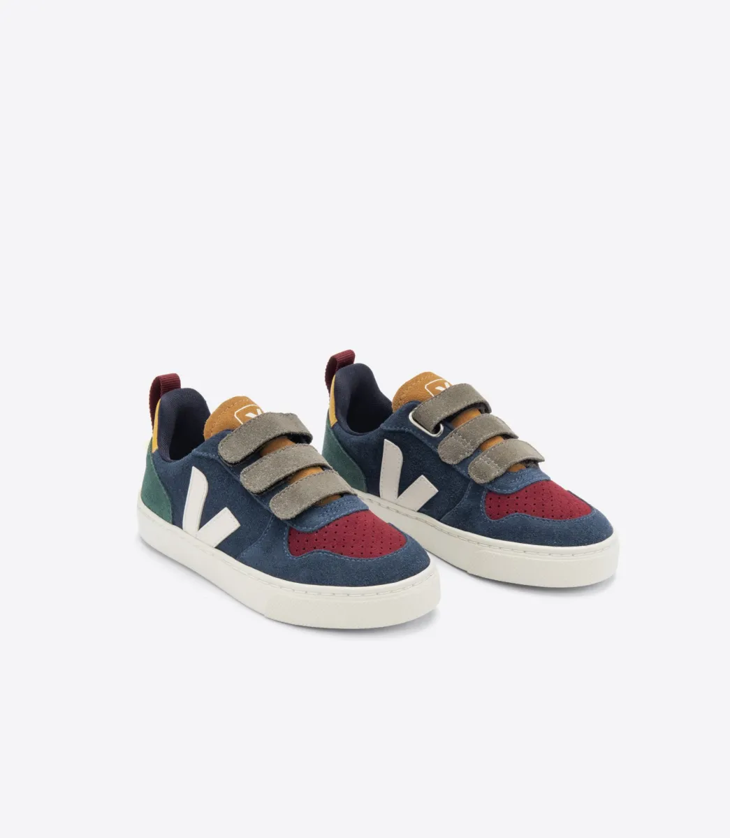 Kids VEJA V-10 SUEDE MULTICO NAUTICO