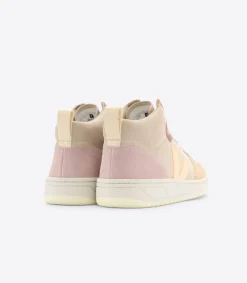 Women VEJA V-15 SUEDE MULTICO PEACH