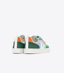 Kids VEJA V-10 SUEDE MULTICO STEEL