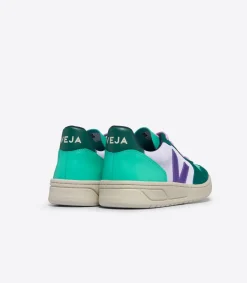 Women VEJA V-10 SUEDE MULTICO SWAN PURPLE PIERRE