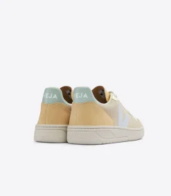 Women VEJA V-10 SUEDE SABLE MENTHOL MULTICO