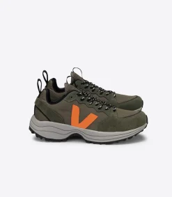 VEJA VENTURI RIPSTOP KAKI NEON ORANGE