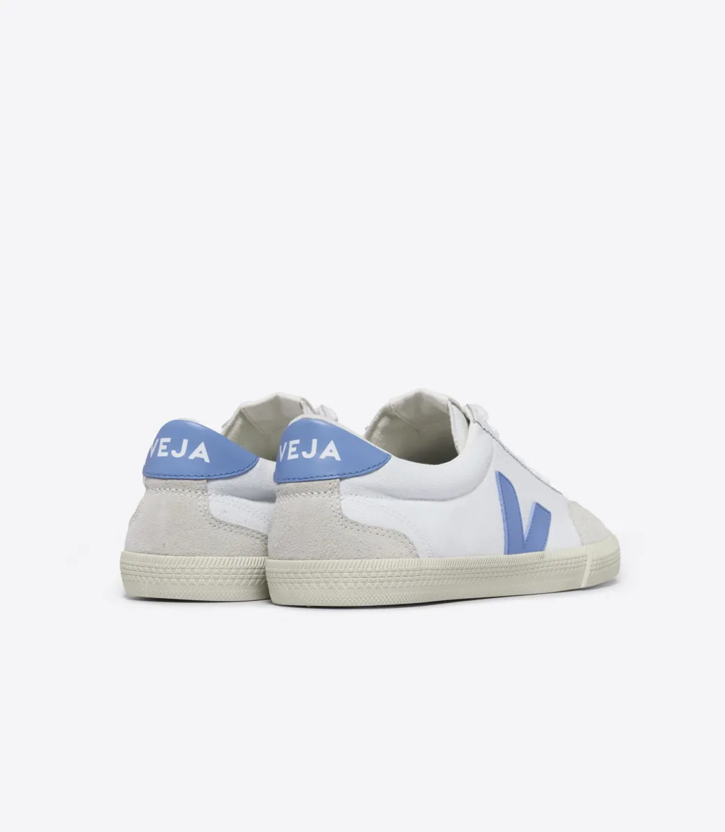 Women VEJA VOLLEY CANVAS WHITE AQUA