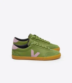 Women VEJA VOLLEY LEATHER X MAKE MY LEMONADE KIWI ORCHID