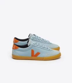 Women VEJA VOLLEY LEATHER X MAKE MY LEMONADE STEEL PUMPKIN