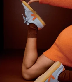 Women VEJA VOLLEY LEATHER X MAKE MY LEMONADE STEEL PUMPKIN