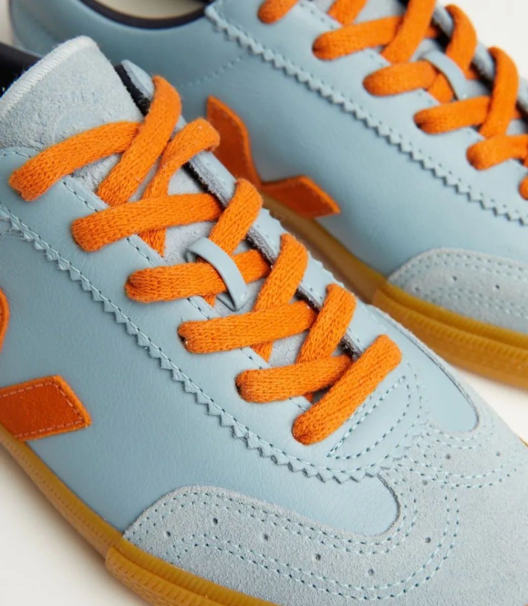 Women VEJA VOLLEY LEATHER X MAKE MY LEMONADE STEEL PUMPKIN