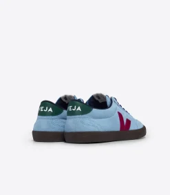 Women VEJA VOLLEY SUEDE AQUA MARSALA EAGLE