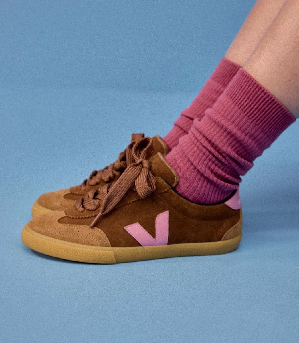 Women VEJA VOLLEY SUEDE X MAKE MY LEMONADE COGNAC MARY