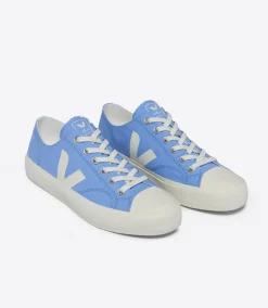 Women VEJA WATA II LOW CANVAS AQUA PIERRE