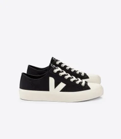 Women VEJA WATA II LOW CANVAS BLACK PIERRE