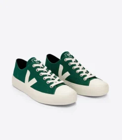 Women VEJA WATA II LOW CANVAS POKER PIERRE