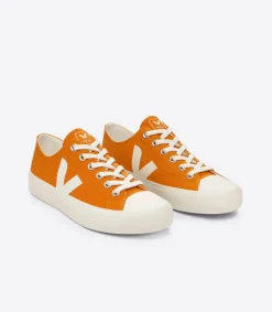 Women VEJA WATA II LOW CANVAS PUMPKIN PIERRE