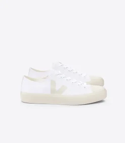 Women VEJA WATA II LOW CANVAS WHITE PIERRE