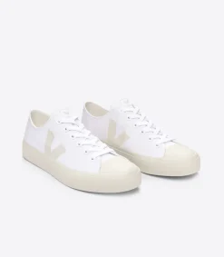 Women VEJA WATA II LOW CANVAS WHITE PIERRE