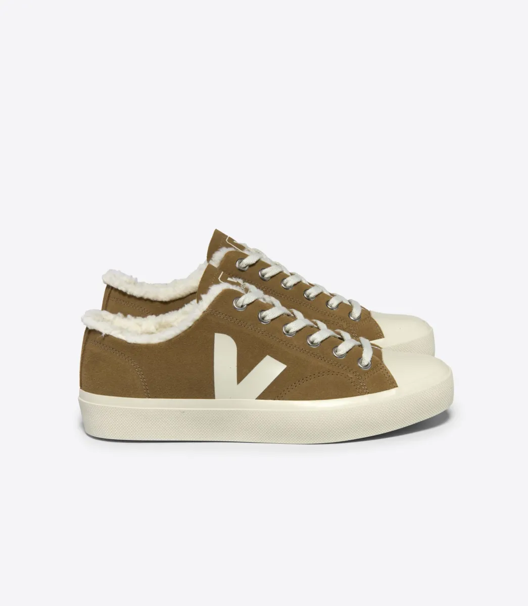 Women VEJA WATA II LOW FURED SUEDE TENT PIERRE